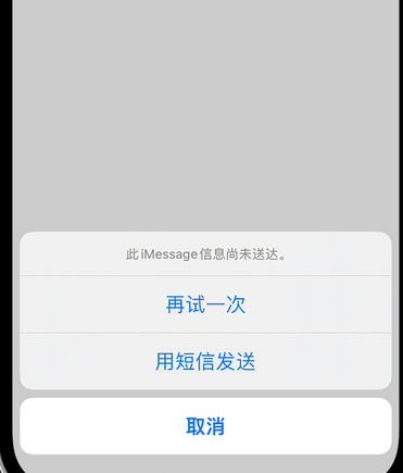 饶阳apple维修iPhone上无法正常发送iMessage信息