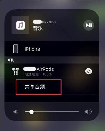 饶阳苹果14音频维修点分享iPhone14音频共享设置方法 