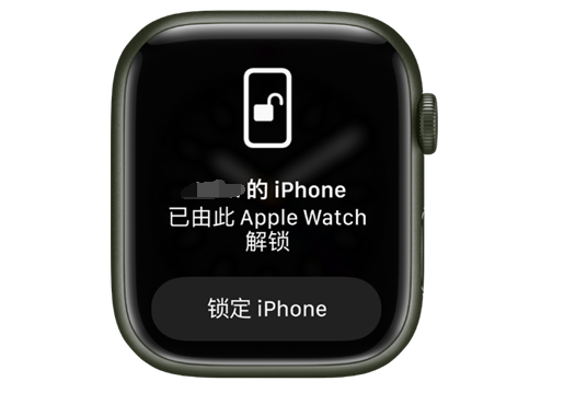 饶阳苹果手机维修分享用 AppleWatch 解锁配备面容 ID 的 iPhone方法 