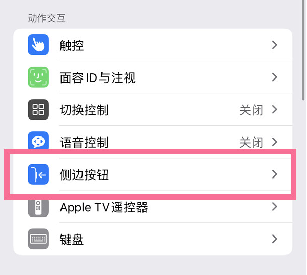 饶阳苹果14维修店分享iPhone14 Plus侧键双击下载功能关闭方法 