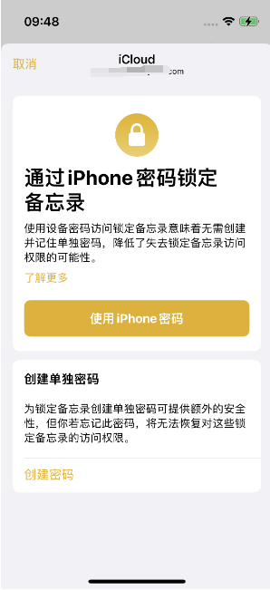 饶阳苹果14维修店分享iPhone 14备忘录加密方法教程 