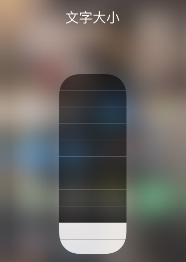 饶阳苹果手机维修分享小技巧：在 iPhone 控制中心快速调节字体大小 