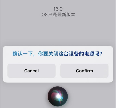 饶阳苹果手机维修分享iOS 16 Beta5为什么要取消Siri语音关机功能 
