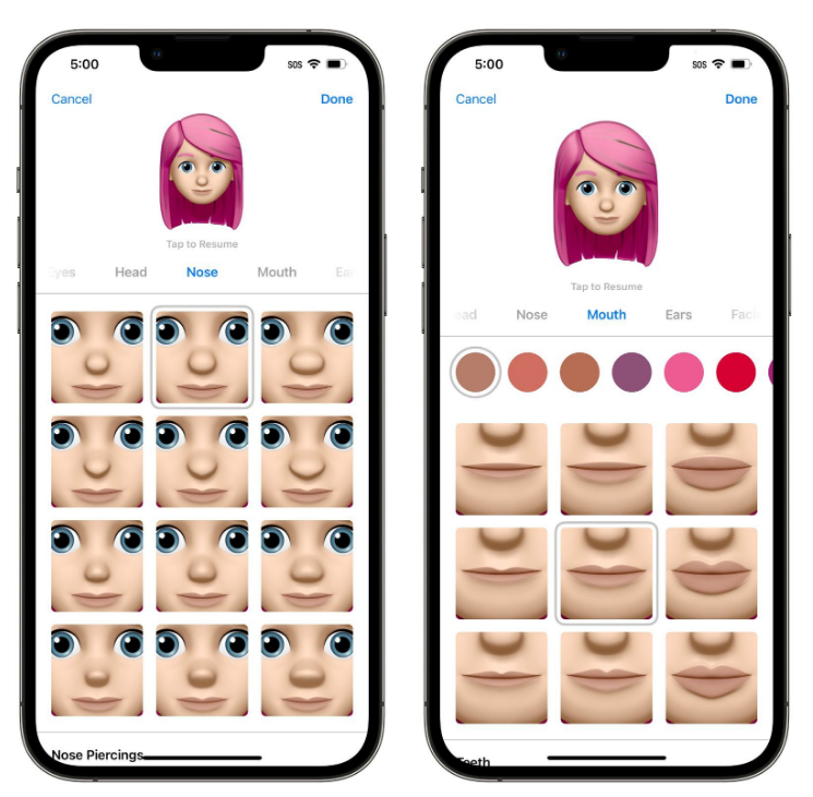 饶阳苹果手机维修分享​iOS 16中的拟我表情有了哪些变化和升级 